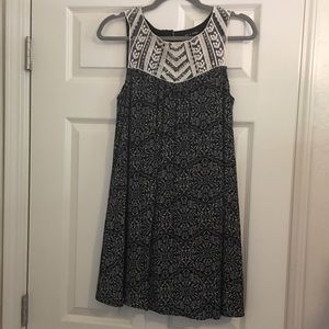 As U Wish Beaded With Lace Sleeveless Dress